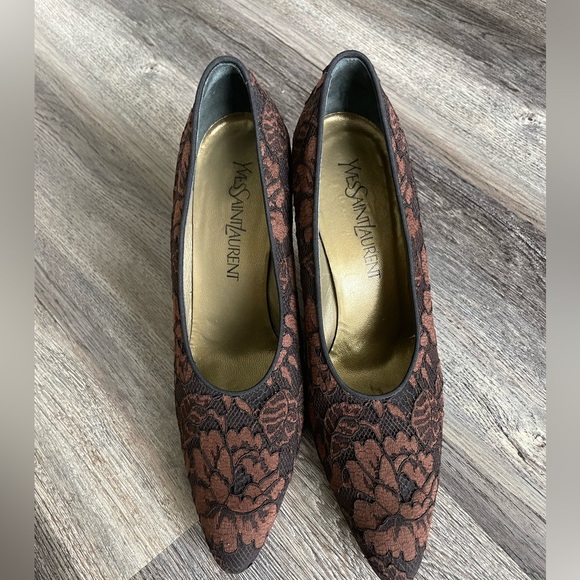 YSL EUC lace heels, size 7.5 - Picture 2 of 6